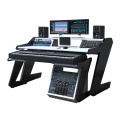 Wholesale recording studio desk keyboard stand with mobile cabinet for music room